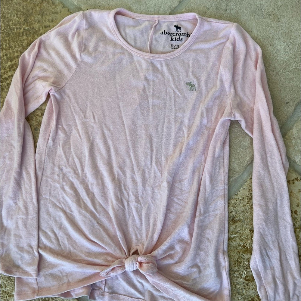 Girls soft pink sweater